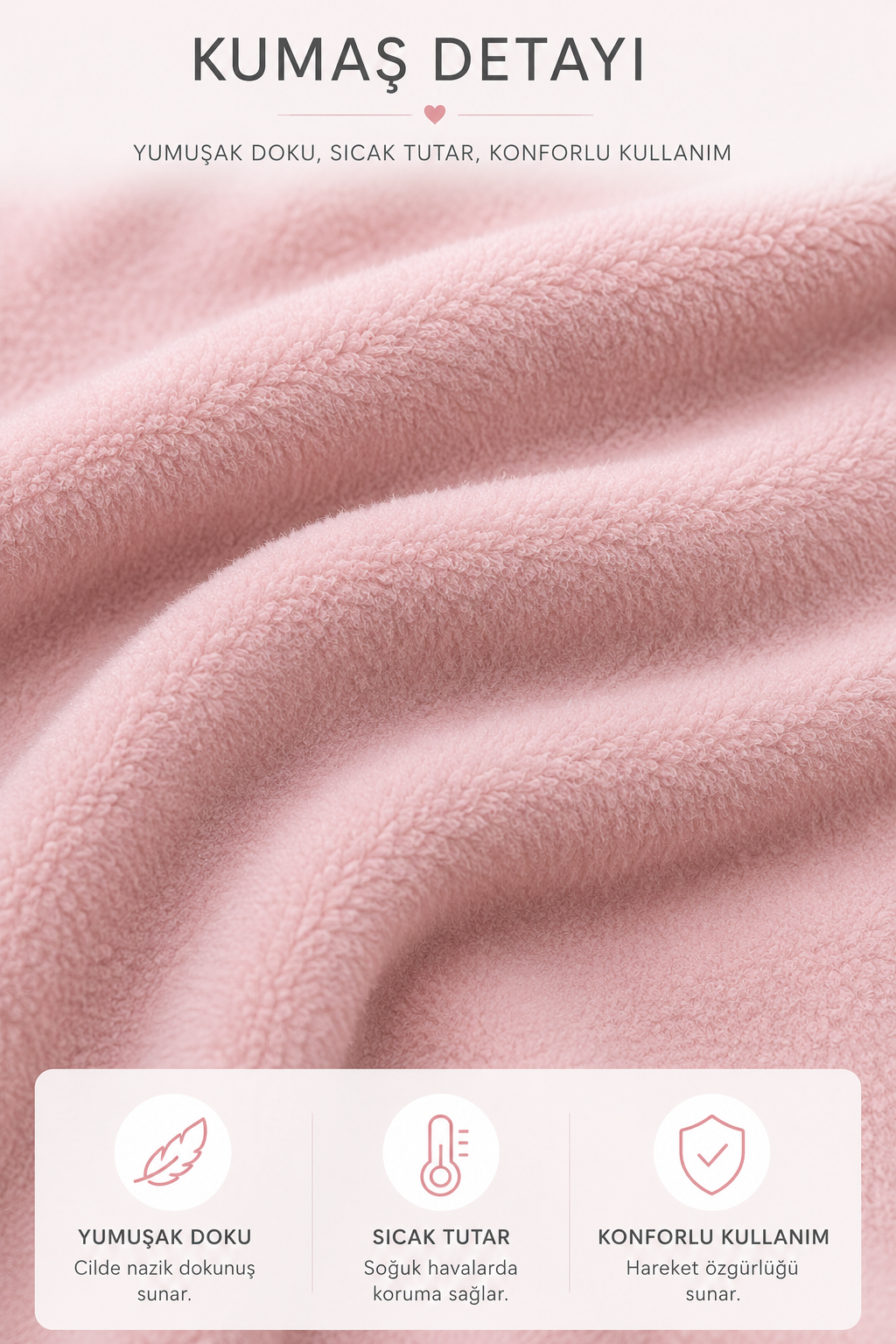 Bella Peluş Detaylı Çantalı Üçlü Kız Çocuk Takımı